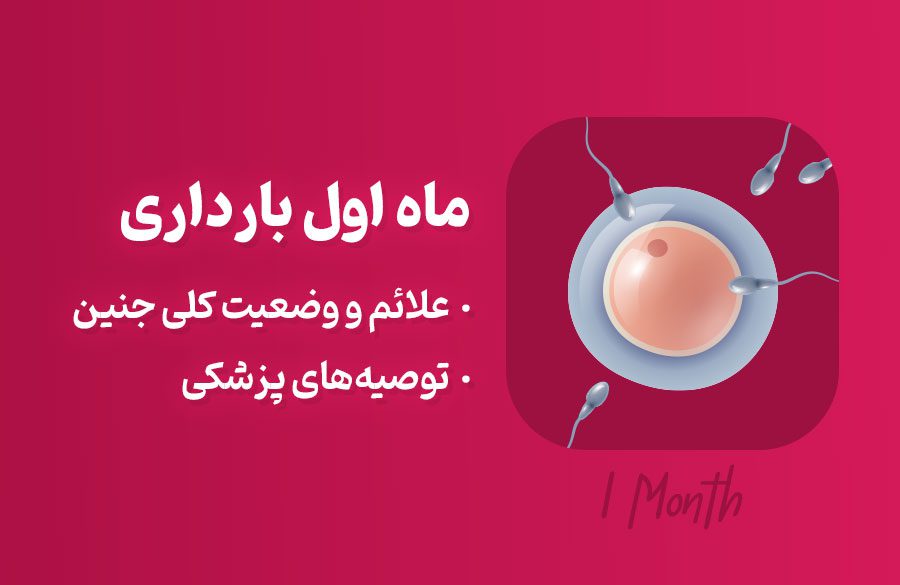 ماه اول بارداری؛ علائم و توصیه‌های لازم