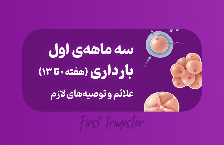 سه ماهه اول بارداری؛ علائم و توصیه‌های لازم