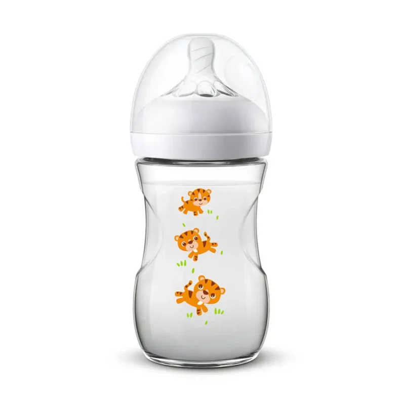 شیشه شیر نچرال 260 میلی لیتر طرح ببر فیلیپس اونت Philips Avent