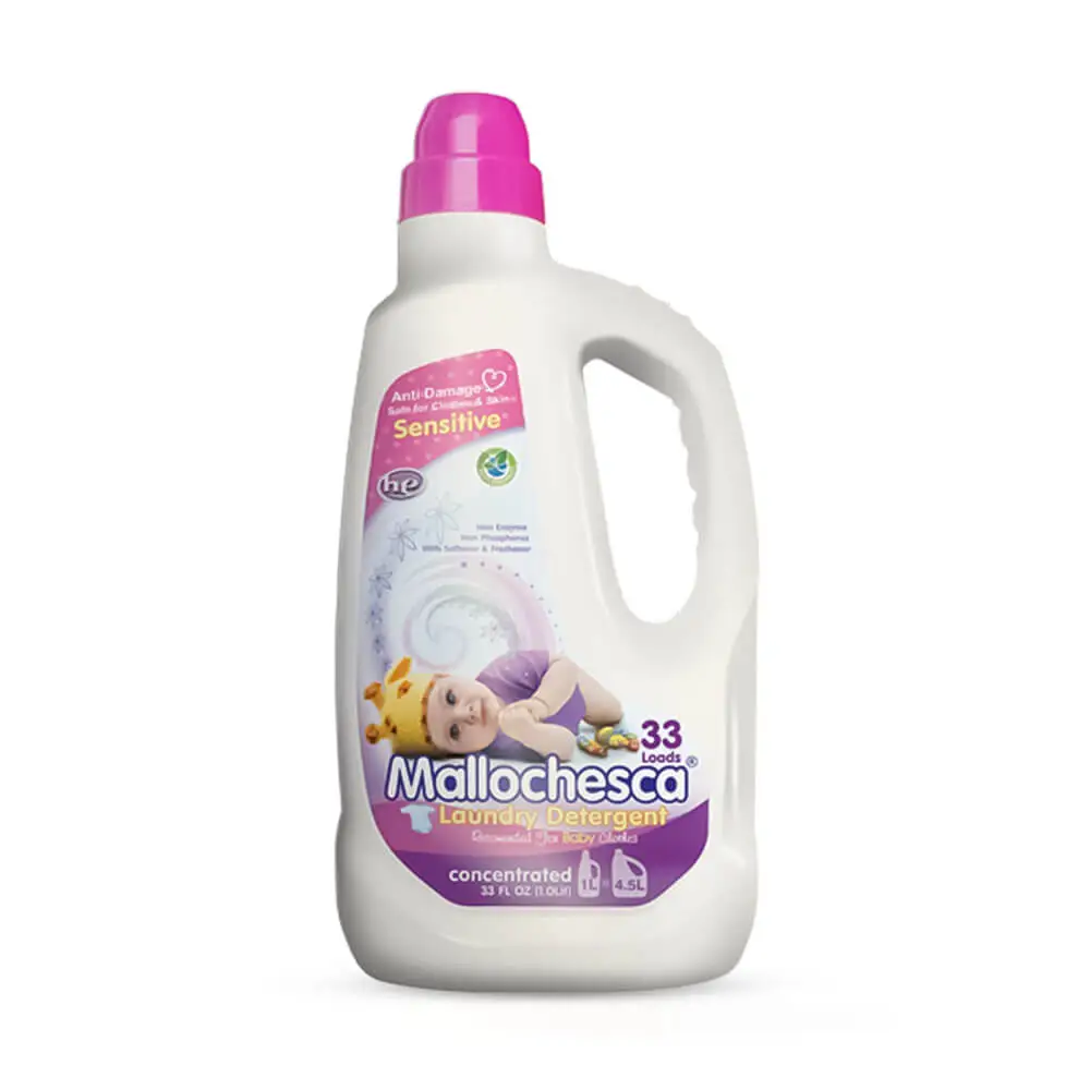 مایع لباسشویی کودک سفید مالوچسکا Mallochesca حجم 1 لیتری