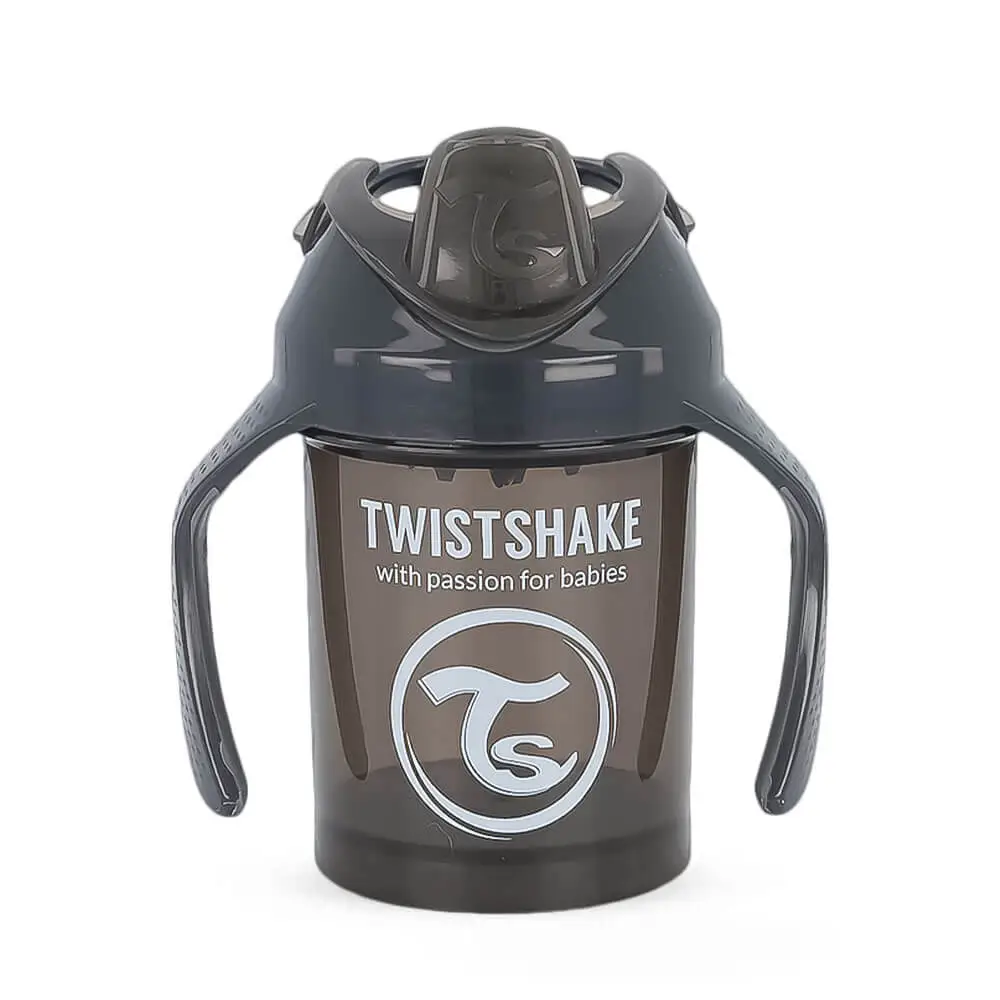 لیوان آبمیوه خوری دسته دار 230 میل تویست شیک Twistshake رنگ مشکی