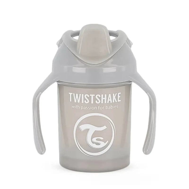 لیوان آبمیوه خوری دسته دار 230 میل تویست شیک Twistshake رنگ طوسی