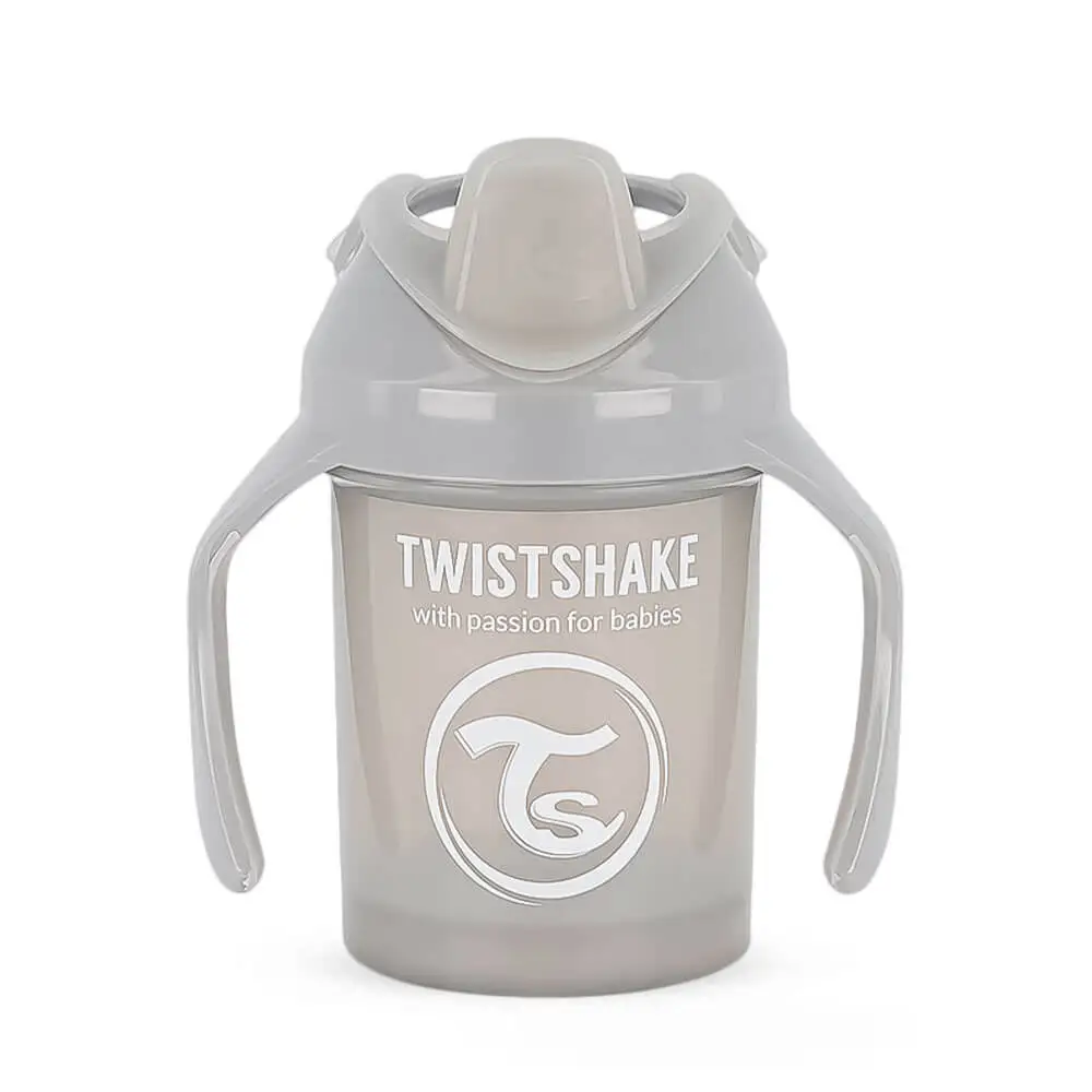 لیوان آبمیوه خوری دسته دار 230 میل تویست شیک Twistshake رنگ طوسی