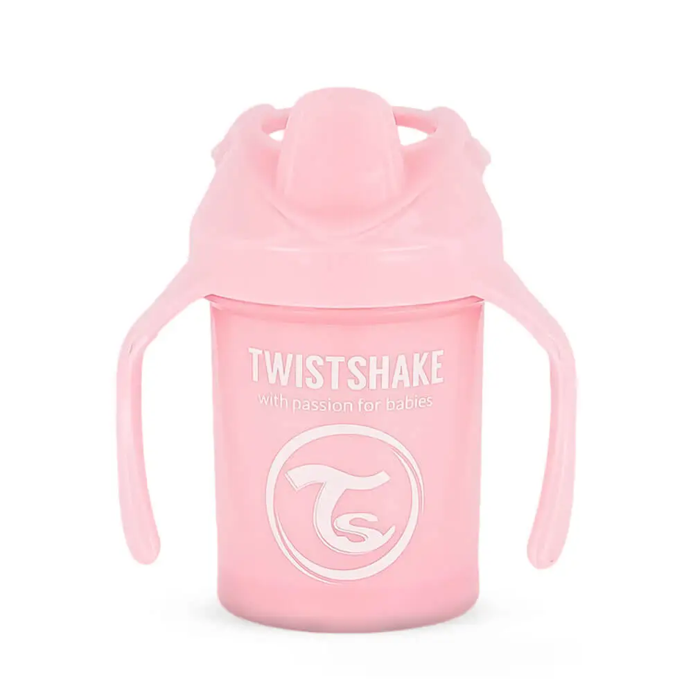 لیوان آبمیوه خوری دسته دار 230 میل تویست شیک Twistshake رنگ صورتی