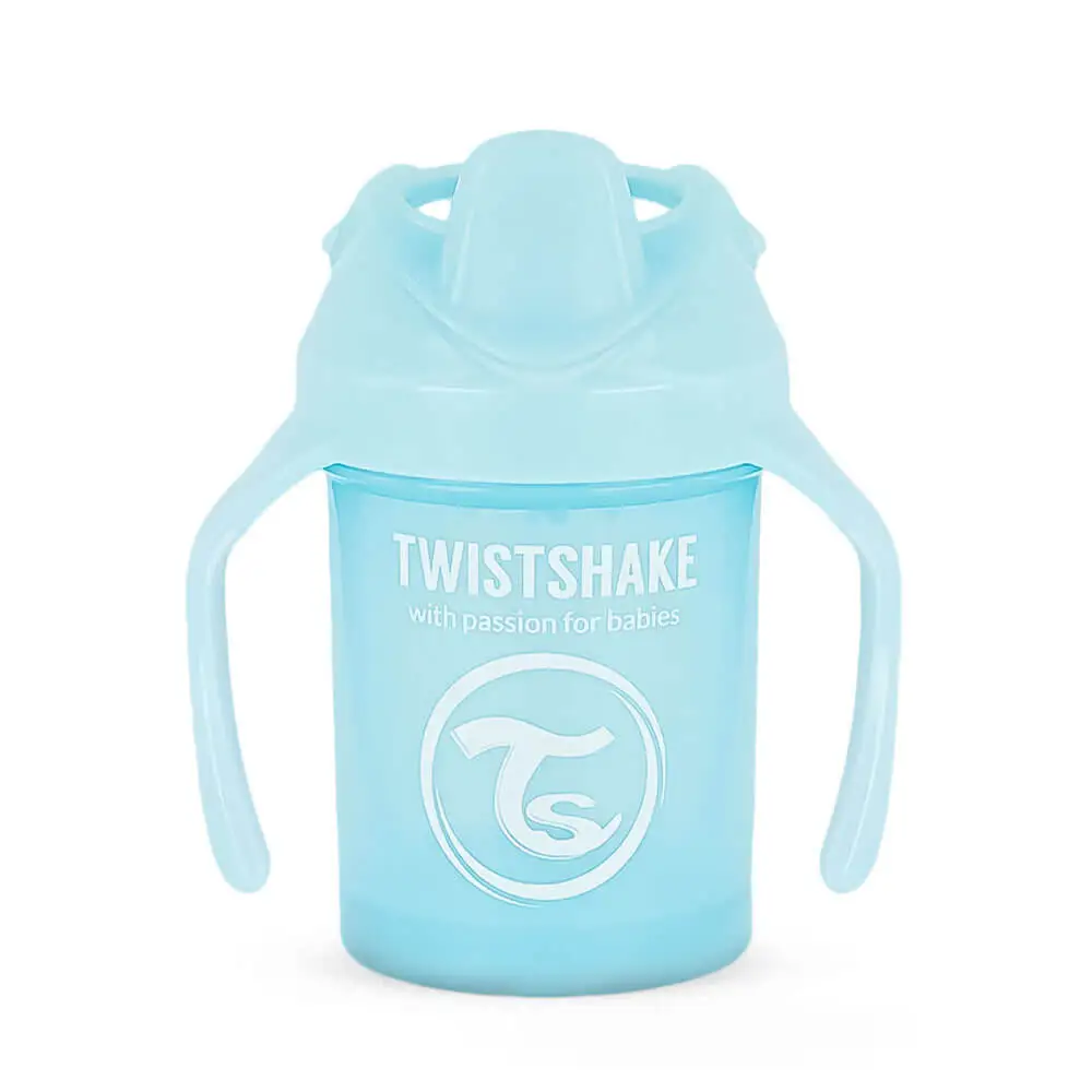 لیوان آبمیوه خوری دسته دار 230 میل تویست شیک Twistshake رنگ آبی