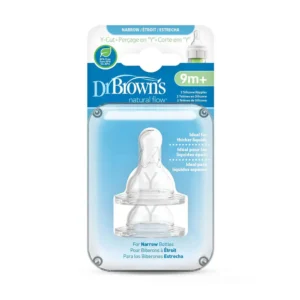 سر شیشه باریک +9 ماه Y Cut دکتر براون Dr Browns بسته 2 عددی