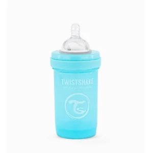 شیشه شیر ضد نفخ تویست شیک Twistshake حجم 180 میلی لیتر رنگ آبی