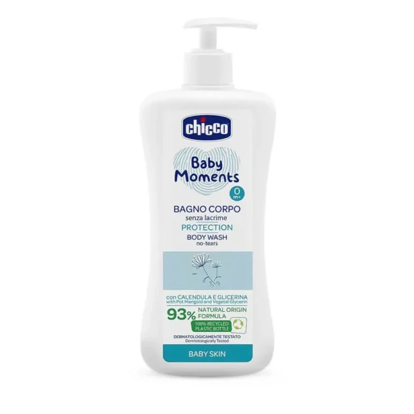 شامپو بدن کودک گل همیشه بهار چیکو Chicco مدل Protection حجم 500 میلی لیتر