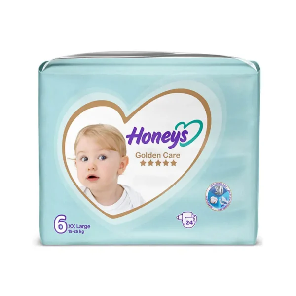 پوشک بچه سایز 6 هانیز Honeys بسته 24 عددی