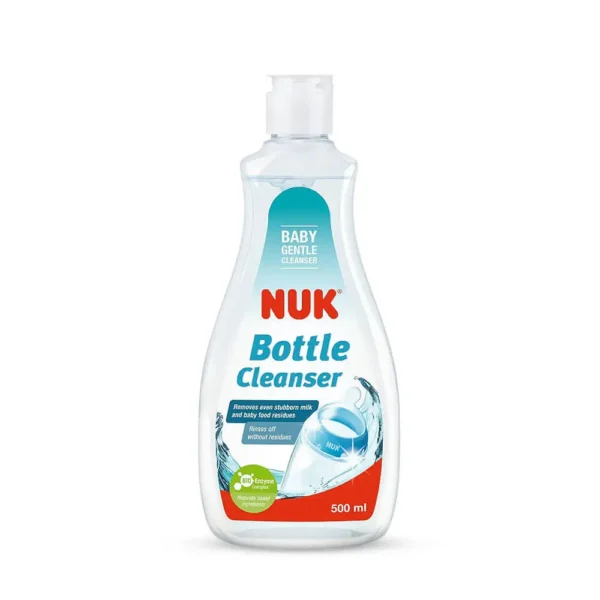 مایع شستشوی شیشه شیر ناک Nuk حجم 500 میلی لیتر