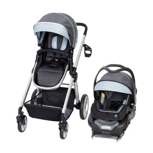 ست کالسکه و کریر بیبی ترند Baby Trend مدل Go Gear Sprout 35 رنگ آبی