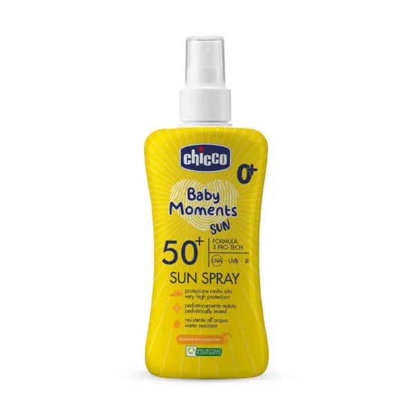 اسپری ضد آفتاب Baby Moments چیکو Chicco حجم 150 میلی لیتر