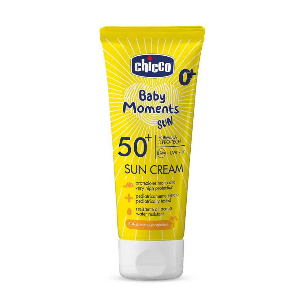 کرم ضد آفتاب Baby Moments چیکو Chicco حجم 75 میلی لیتر