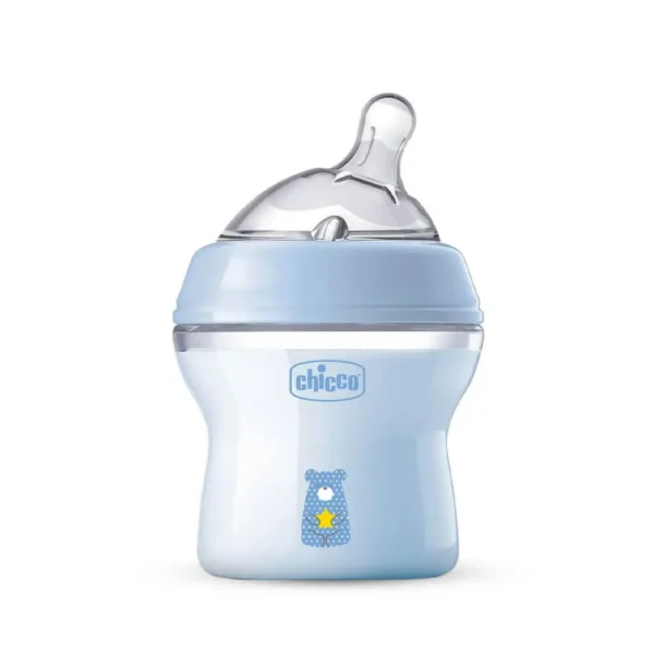 شیشه شیر نچرال فیلینگ خرس آبی 150 میل چیکو Chicco