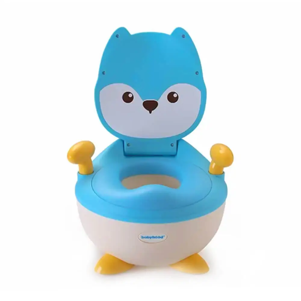 توالت فرنگی طرح روباه بیبی هود Babyhood مدل BH-113 رنگ آبی