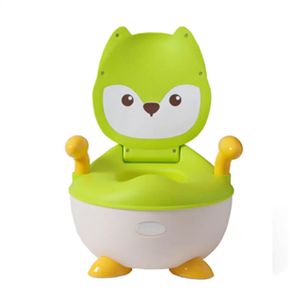 توالت فرنگی طرح روباه بیبی هود Babyhood مدل BH-113 رنگ سبز