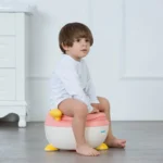 توالت فرنگی طرح روباه بیبی هود Babyhood مدل BH-113 رنگ صورتی