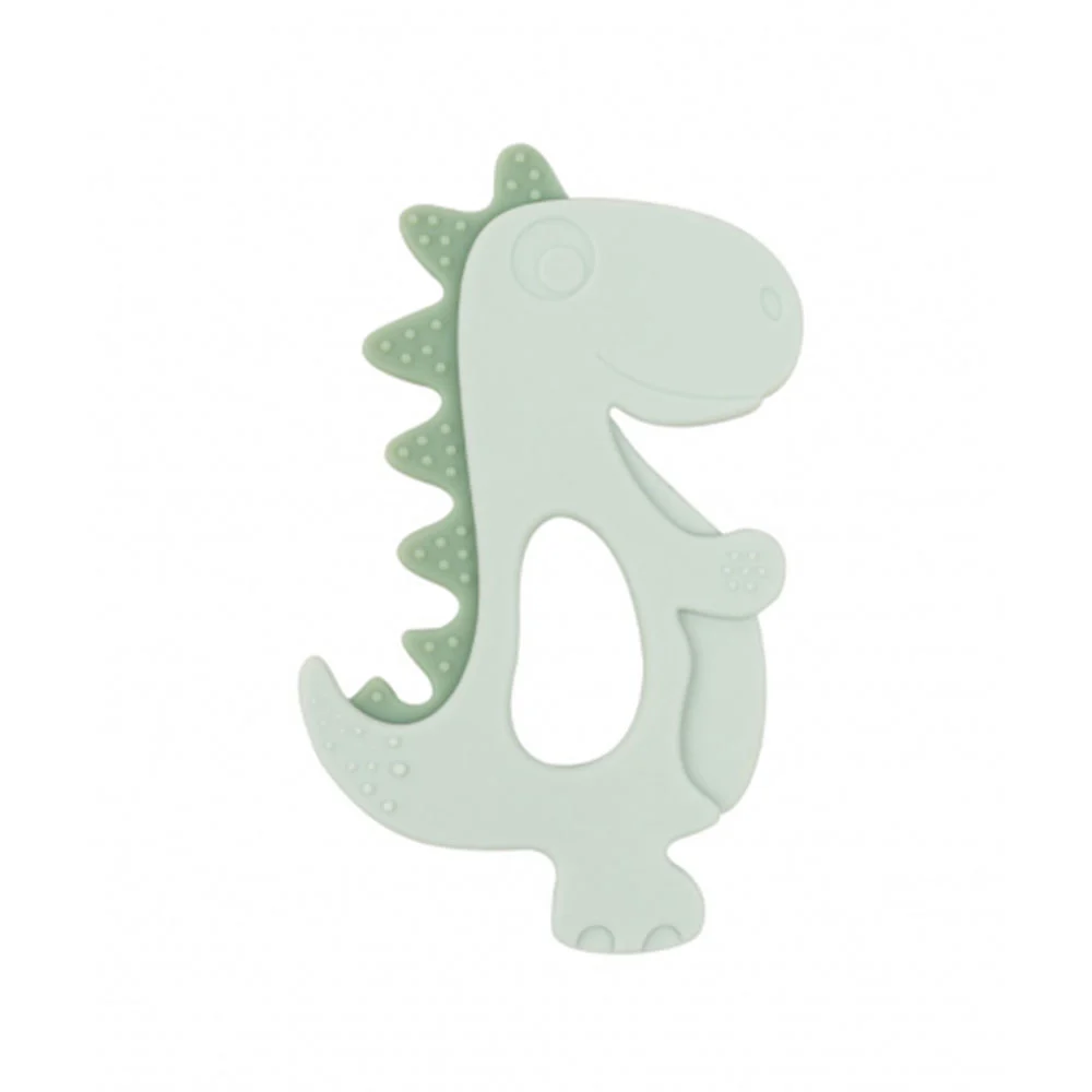 دندان گیر سیلیکونی کیکابو Kikkaboo مدل Dinosaur رنگ سبز