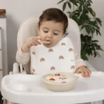 پیشبند دکمه دار موسلین نایس بیبی Nice Baby بسته 2 عددی