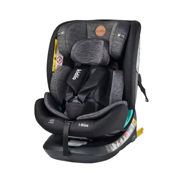 صندلی ماشین 360 درجه کیدیلو Kidilo مدل G509 رنگ مشکی