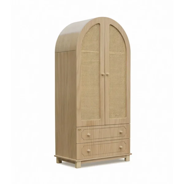 کمد گنبدی چوبی سلیکا وود Solika wood مدل آرتا رنگ چوب