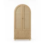 کمد گنبدی چوبی سلیکا وود Solika wood مدل آرتا رنگ چوب