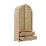 کمد گنبدی چوبی سلیکا وود Solika wood مدل آرتا رنگ چوب