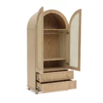 کمد گنبدی چوبی سلیکا وود Solika wood مدل آرتا رنگ چوب
