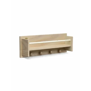شلف دیواری سلیکا وود Solika Wood مدل آرتا رنگ چوب