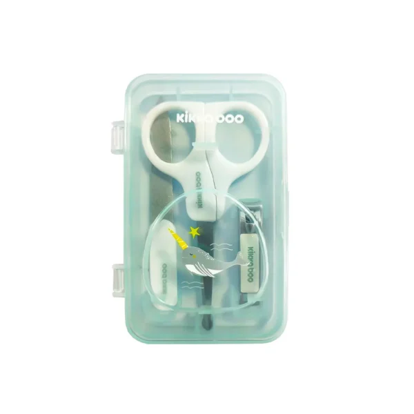 ست مانیکور 3 تکه کیکابو Kikkaboo مدل Mint Narwhal