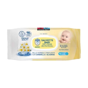 دستمال مرطوب بابونه دکتر پروتک Dr Protec بسته 72 عددی