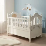 تخت نوزاد و نوجوان سلیکا وود Solika Wood مدل گندم