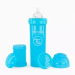 شیشه شیر ضد نفخ تویست شیک Twistshake حجم 330 میلی لیتر رنگ آبی