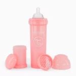شیشه شیر ضد نفخ تویست شیک Twistshake حجم 330 میلی لیتر رنگ صورتی