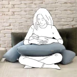 بالش بارداری U شکل دی روحه Die Ruhe مدل U-Shape