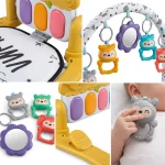 تشک بازی پیانو موزیکال ویوا کیدز Viva Kids کد 6656 رنگ زرد