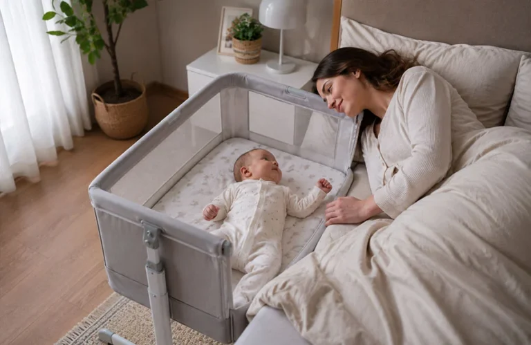 تخت کنار مادر تا 6 ماهگی مناسب است