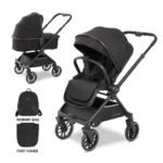 کالسکه رو به مادر شو کیدیلو Kidilo مدل D901F رنگ مشکی