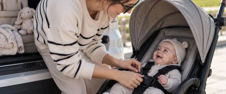 تکان دادن کالسکه برای نوزاد مضر است